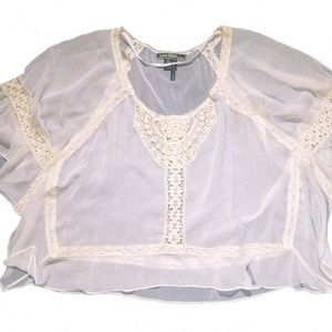 Love Stitch white embroidered blouse